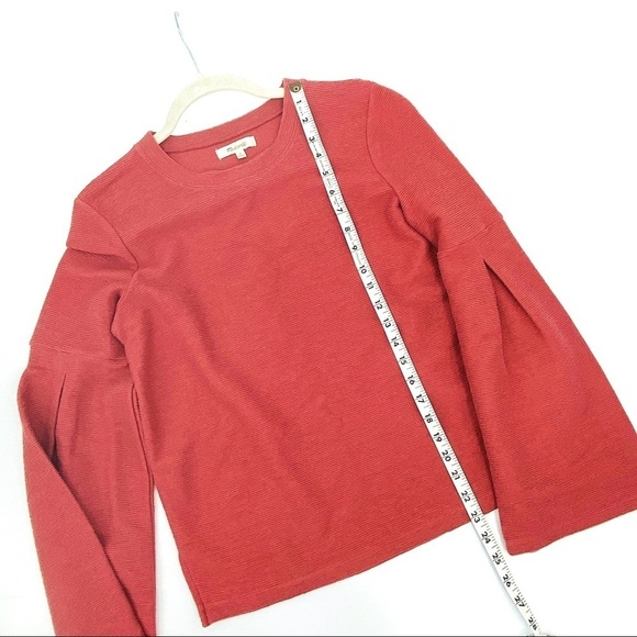 MADEWELL Flared Sleeve Sweater Top Size S - Picture 15 of 15